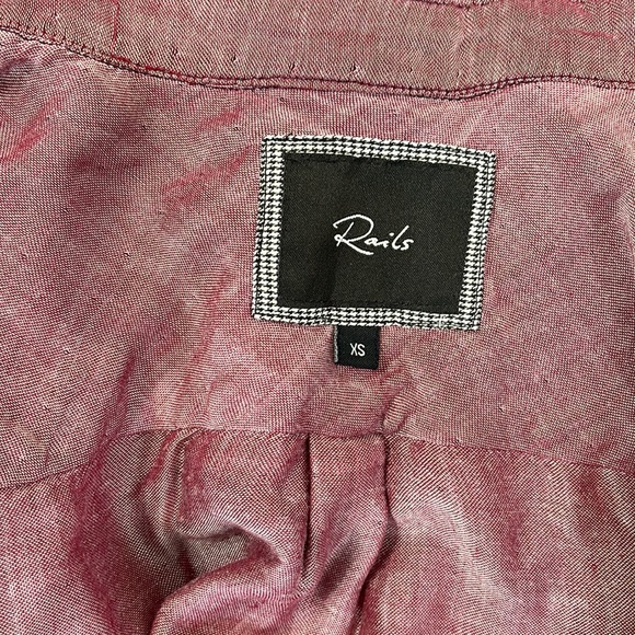 Rails Plaid Soft Button Front Shirt - Picture 7 of 8